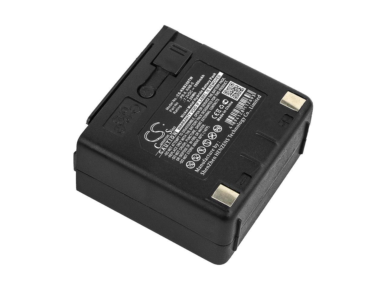 1000mAh Battery Replacement for Kenwood TH-46 TH-75A TH77AT TH-45A TH-46A TH-46E TK340 TK240 TH-77E TH-77 TH-25E TH75AT TH-25A PB-9 PB-7 PB-10 B-7 KNB-5 KNB-6A KNB-10 PB-8 KNB-5A PB-6 KNB-6 7.2V