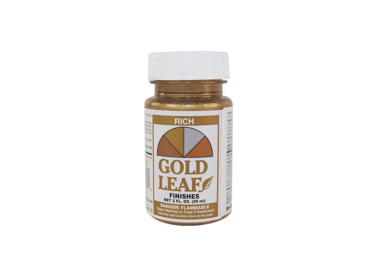 Sheffield Gold Leaf Rich Gold High Gloss Metallic 2 Fl Oz