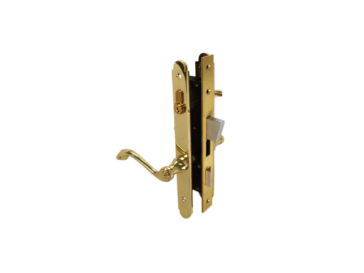 Marks Thinline Slim Line, 2750B/3, Brass, Left Hand Mortise Lever Entry ...