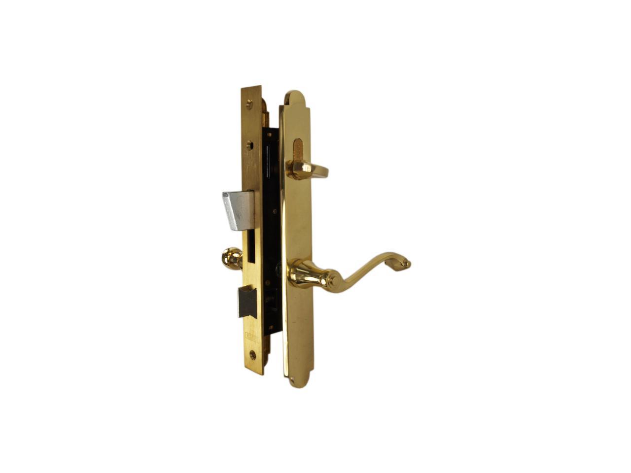 Marks Thinline Slim Line, 2750b 3, Brass, Left Hand Mortise Lever Entry 