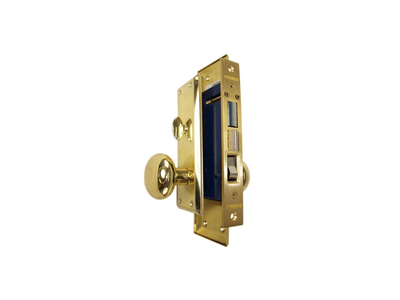 Marks Metro 91A/3 Brass Right Hand Mortise Entry, Surface Mounted