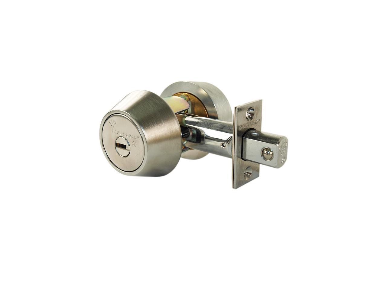 Mul-t-lock, HDC-26-206, Satin Chrome, Hercular Double Cylinder Captive ...