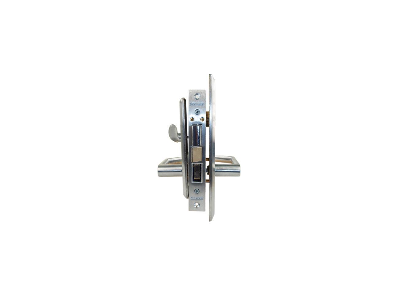 Marks Metro 116A/26D, Satin Chrome Right Hand Entrance Angled Lever