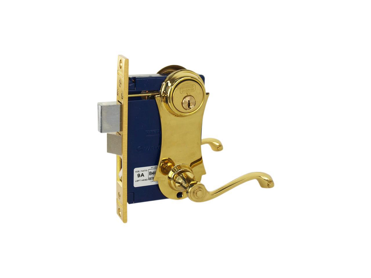 Marks 9215AC/3WLHR Polished Brass US3 Left Hand Reverse Ornamental