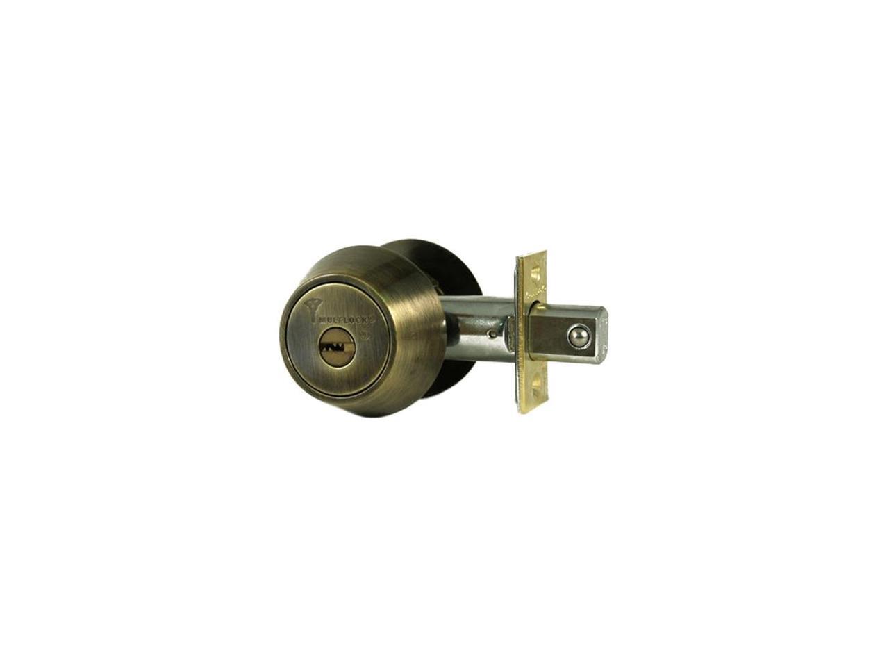 MulTLock HD209 Antique Brass Grade 1 Hercular Double Cylinder