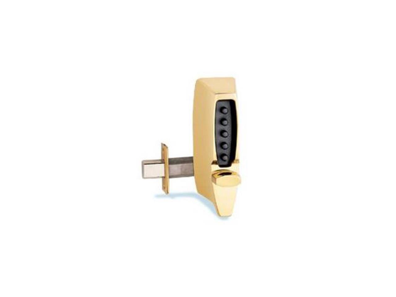 Simplex 710803 Bright Brass Mechanical Pushbutton Combination Lock