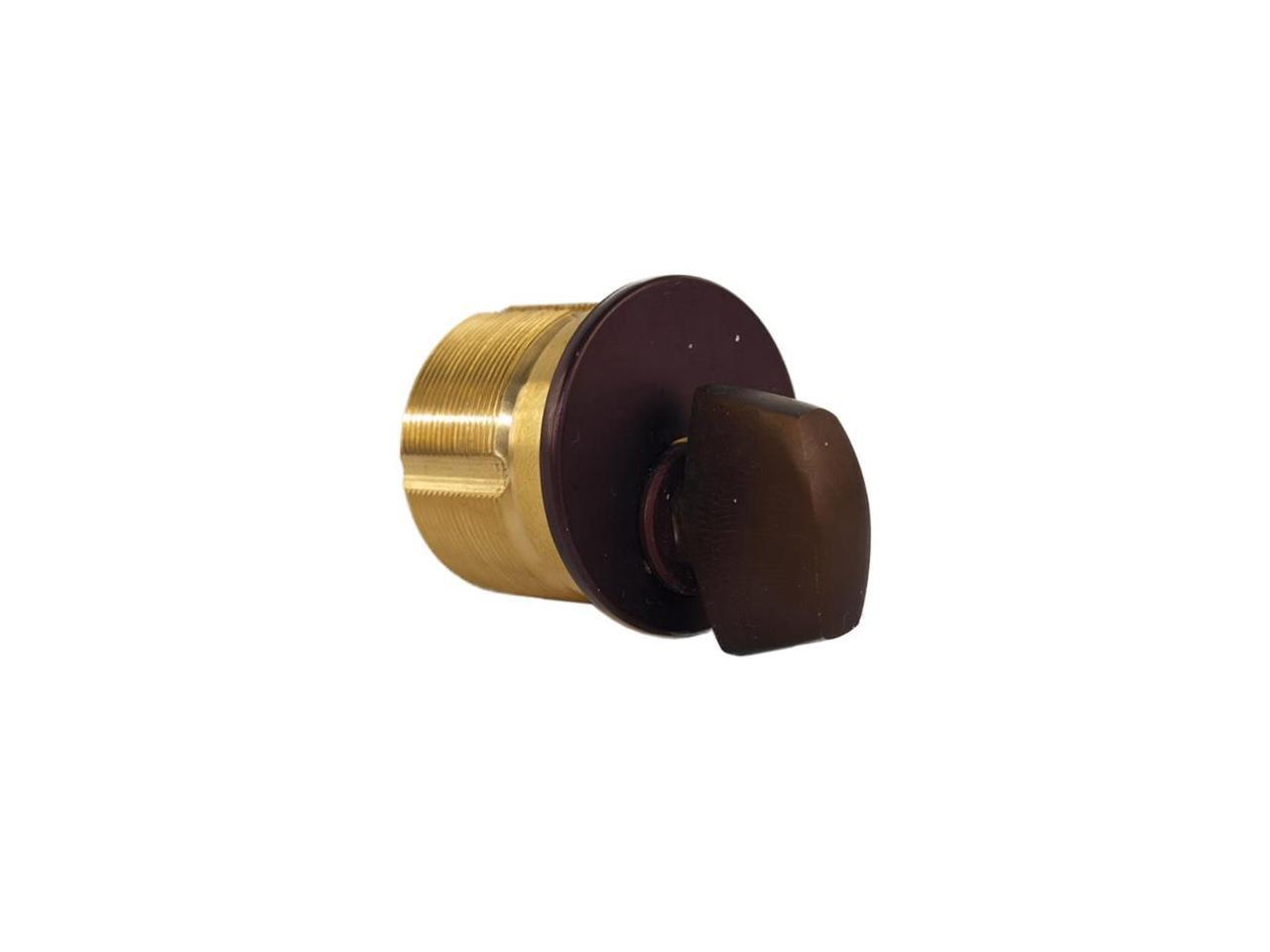 Maxtech B1TK246 Duranodic Solid Brass Replacement 1" Mortise Turn Knob