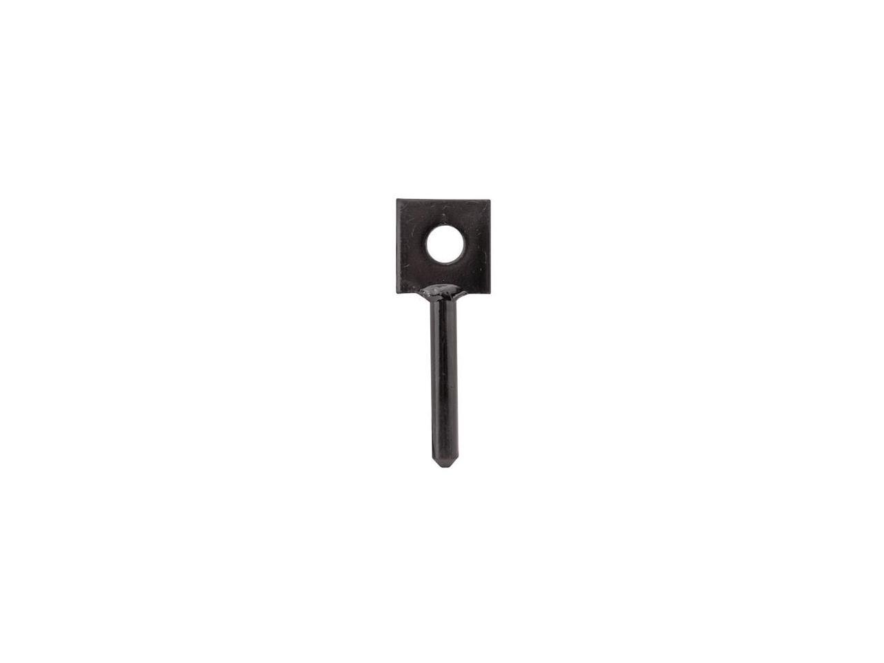 Tuff Stuff 1022 Square Head Black Finish Male Locking Gate Pin With 1/2