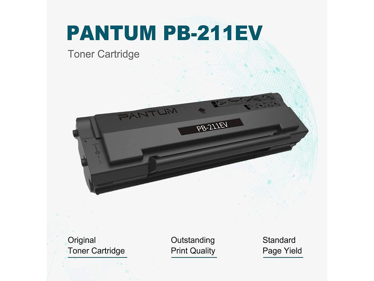 Pantum Toner Cartridge PB-211EV Toner for Pantum P2502W, M6552NW, M6602NW Printer, Yields up to 