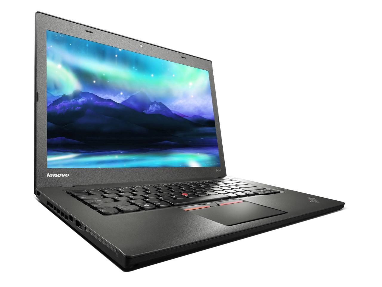 Refurbished: Thinkpad T450 i5 5300U 8G 128G SSD 14" (1600x900) W10 Pro CAM  Bluetooth - Lenovo Ultrabook (20BUS0T100) - Newegg.com