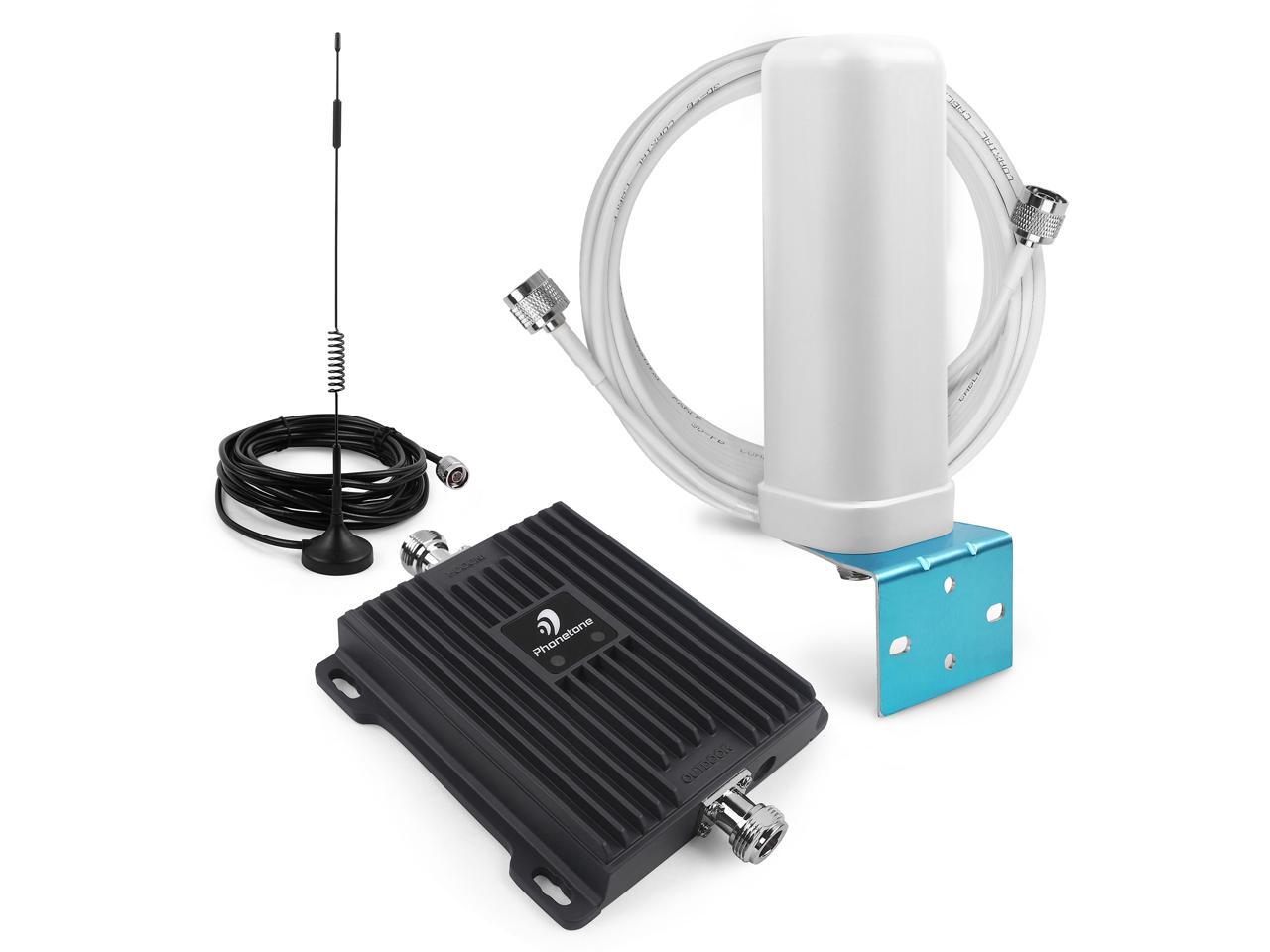 Dual Band 850// 1700MHz Band 5 Band 4 Cellular Booster Repeater Kits Mingcoll Cell Phone Signal Booster Amplifier for Home and Office Boost GSM 3G 4G LTE Voice /& Data for Verizon AT/&T T-Mobile