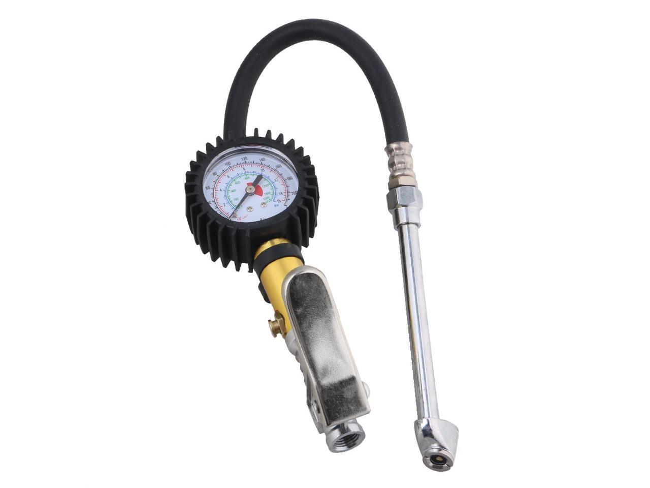 car tyre pressure gauge and inflator