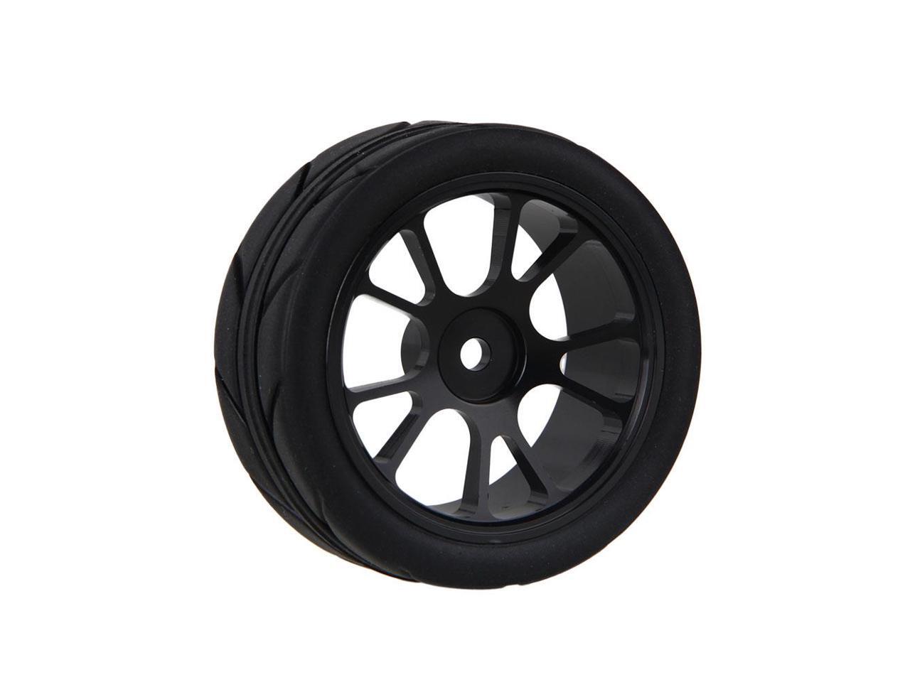 4x RC1:10 On Road Car Arrow Pattern Rubber Tires Alloy 10 ...