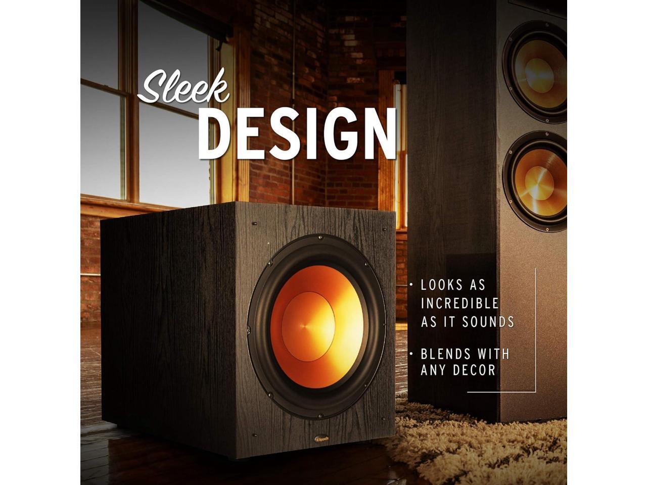 Klipsch SUB120BLACK Synergy Black Label Subwoofer Speaker (2020