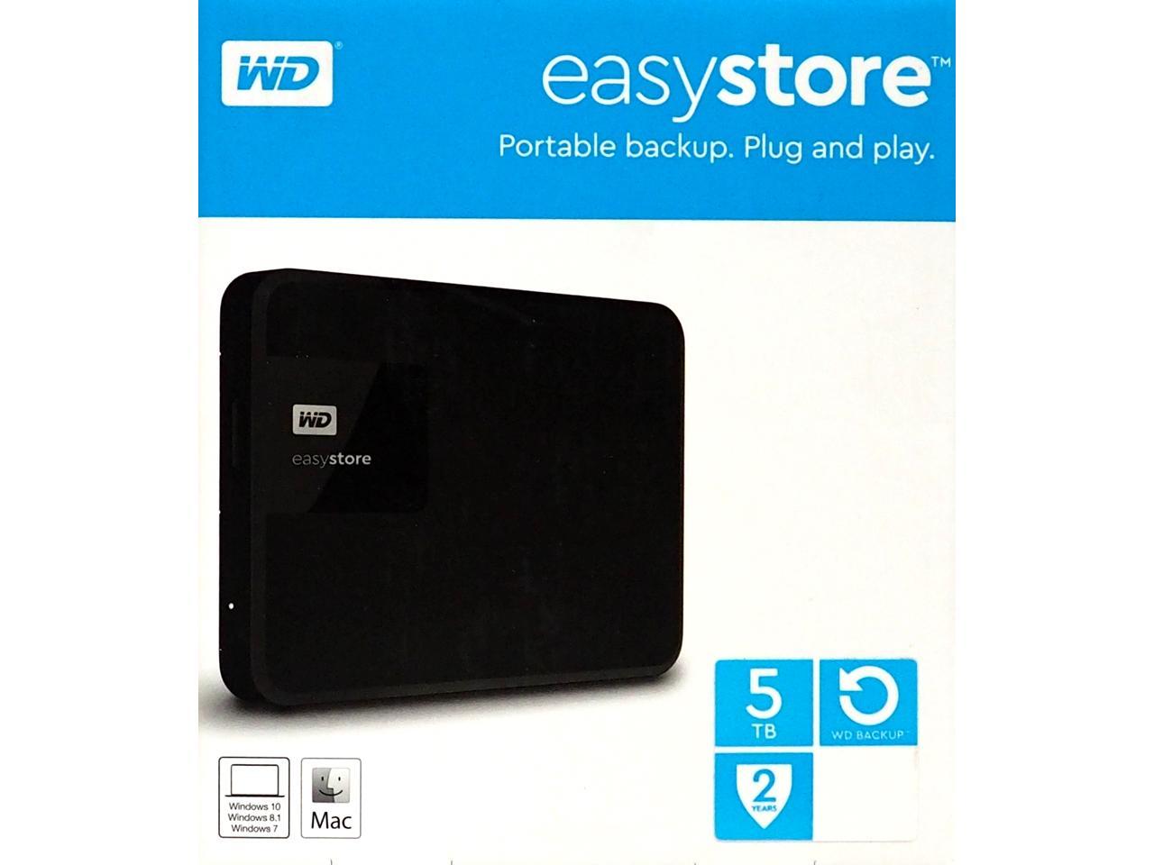 set up wd easystore for mac