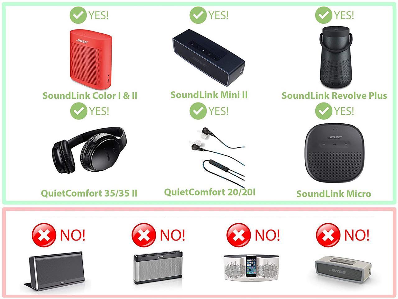 Bose Bluetooth Speaker Charger for Bose SoundLink Color SoundLink Revolve Plus White 