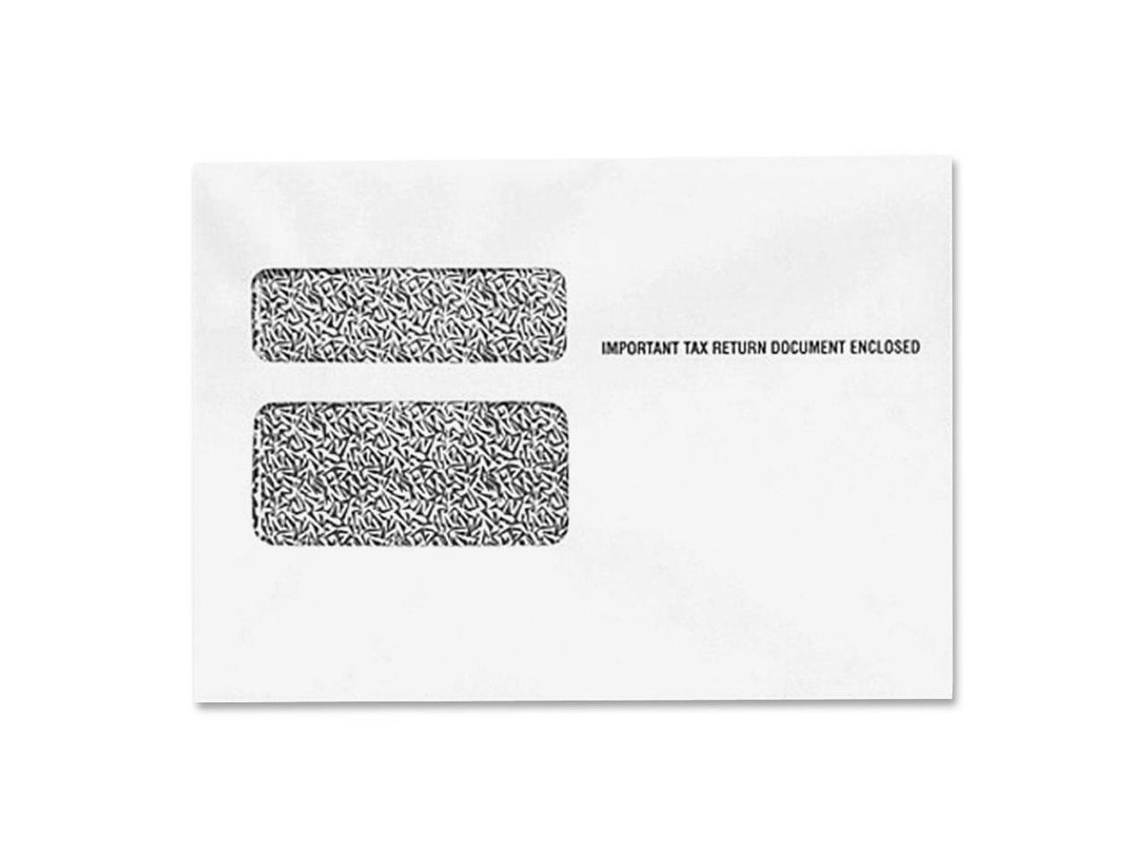 Tops W2 Form Envelopes Double Window 91/2"x55/8" 500/PK WE B2219R