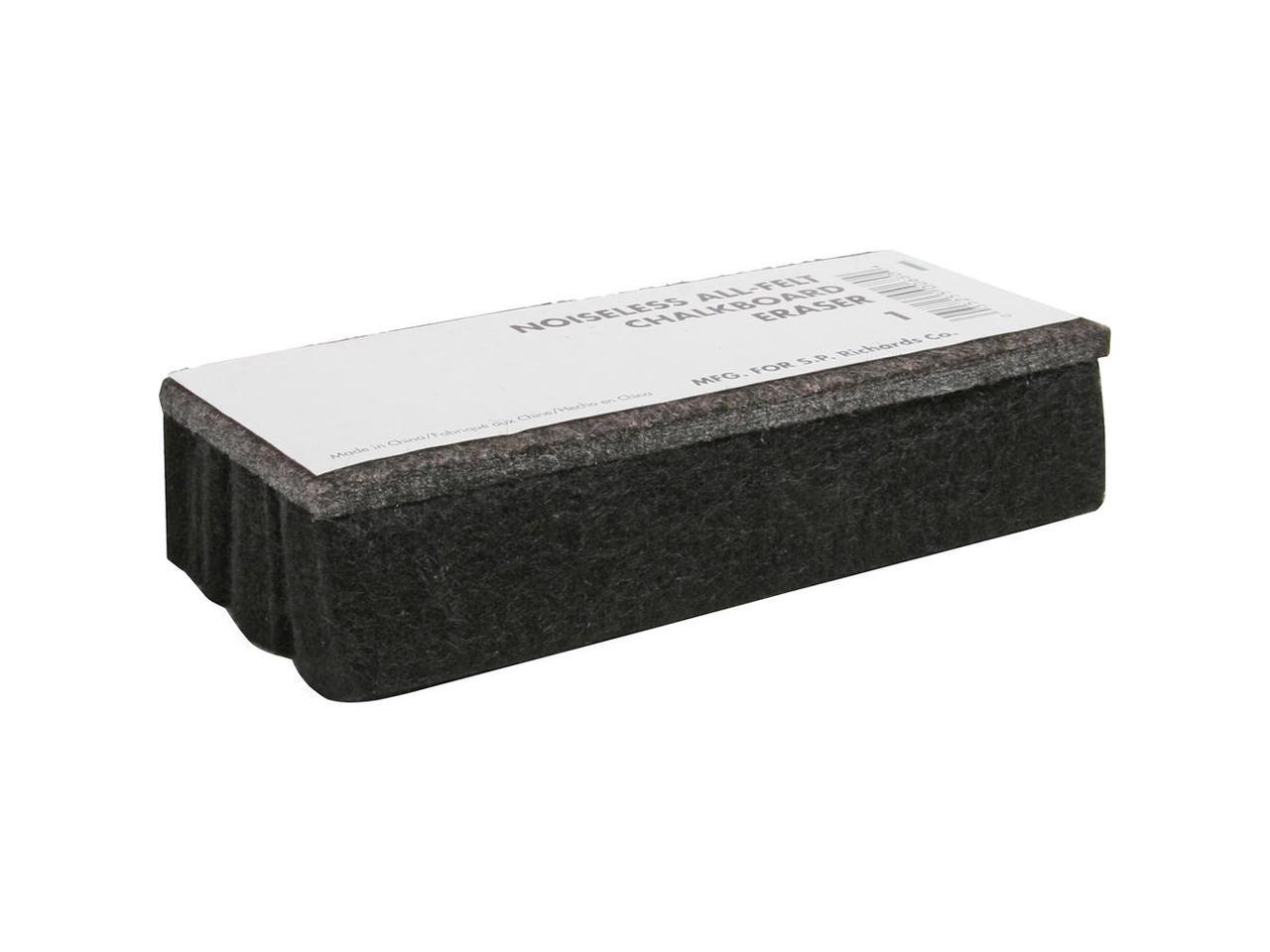 Sparco Chalkboard Eraser Felt Dustless Black 1