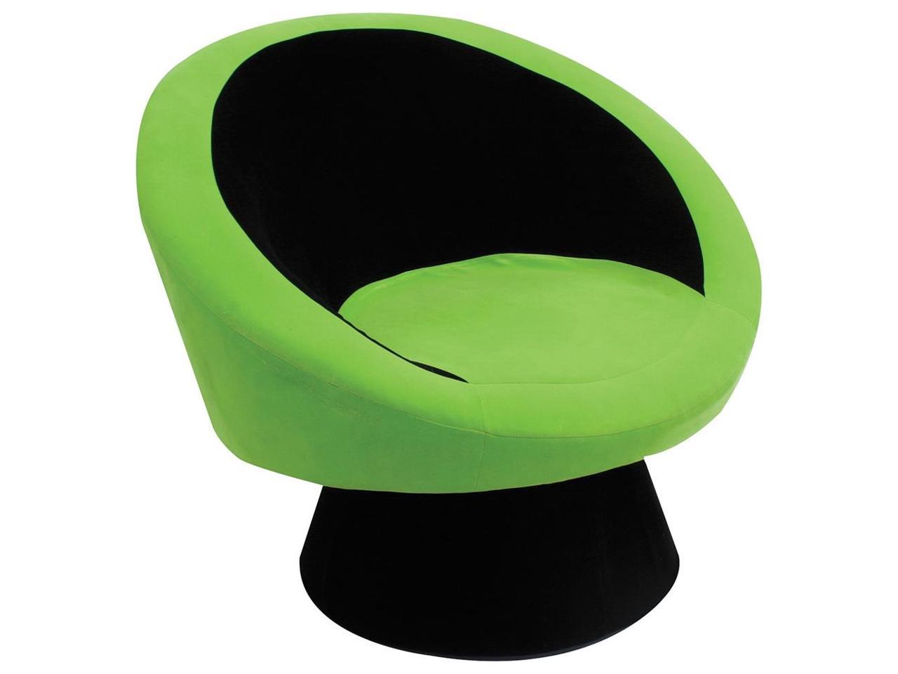 green dish chair