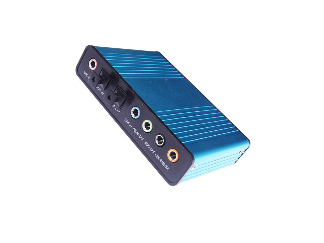 ETopSell USB External Sound Card Mini Laptop Computer USB 6 Channel 5.1