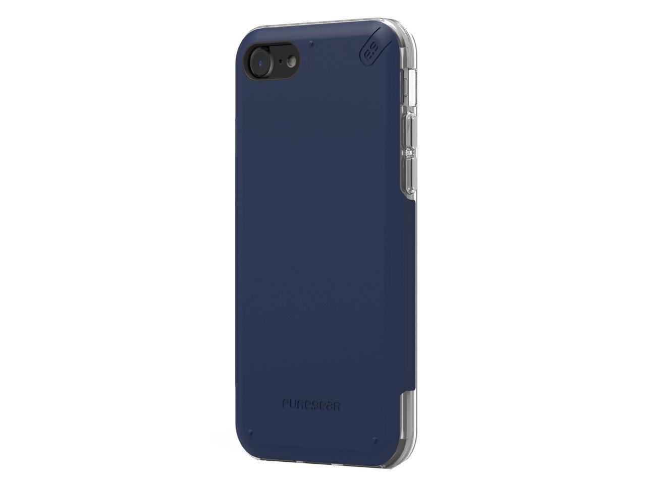 Puregear Dualtek Pro Matte Navy Blue Case Cover For Apple Iphone Se 7 8 Newegg Com