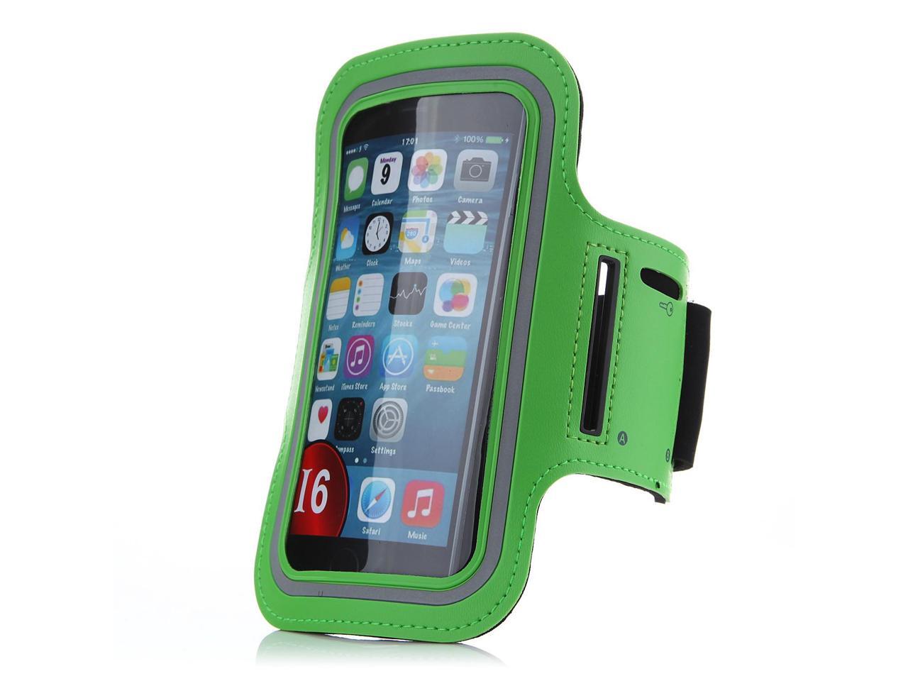 Armband Case Cover Holder for iPhone 6 Smartphone Green (10 pcs