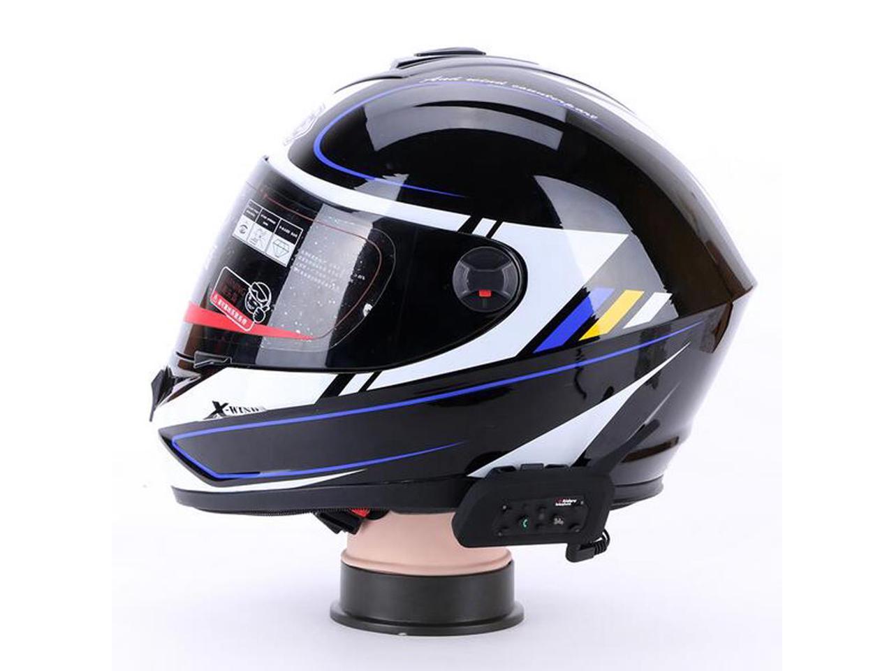 Details about   Motorcycle Helmet Bluetooth Intercom Interphone Headset BT Intercomunicador V6 