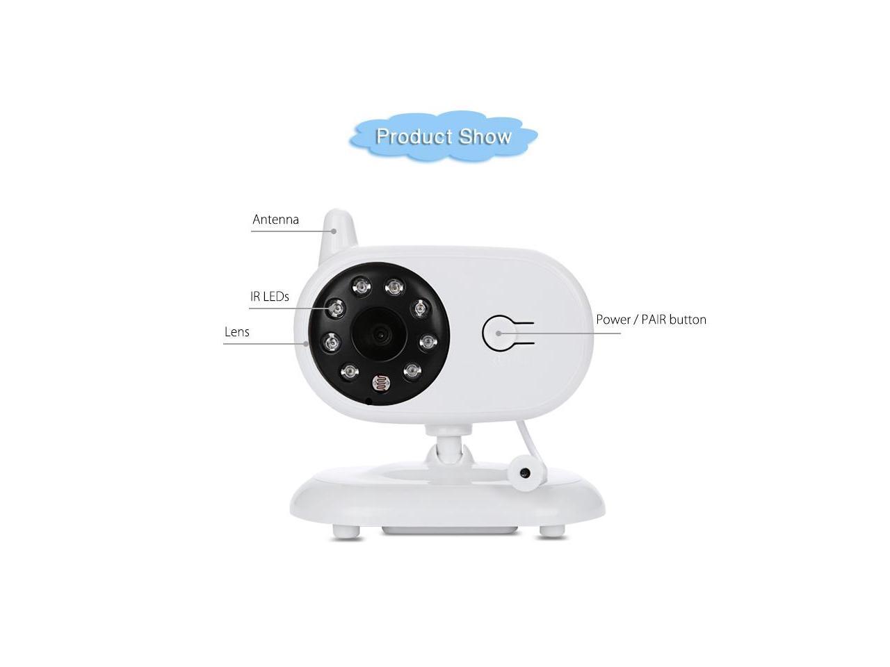 wireless digital video baby monitor 3.5 inch tft