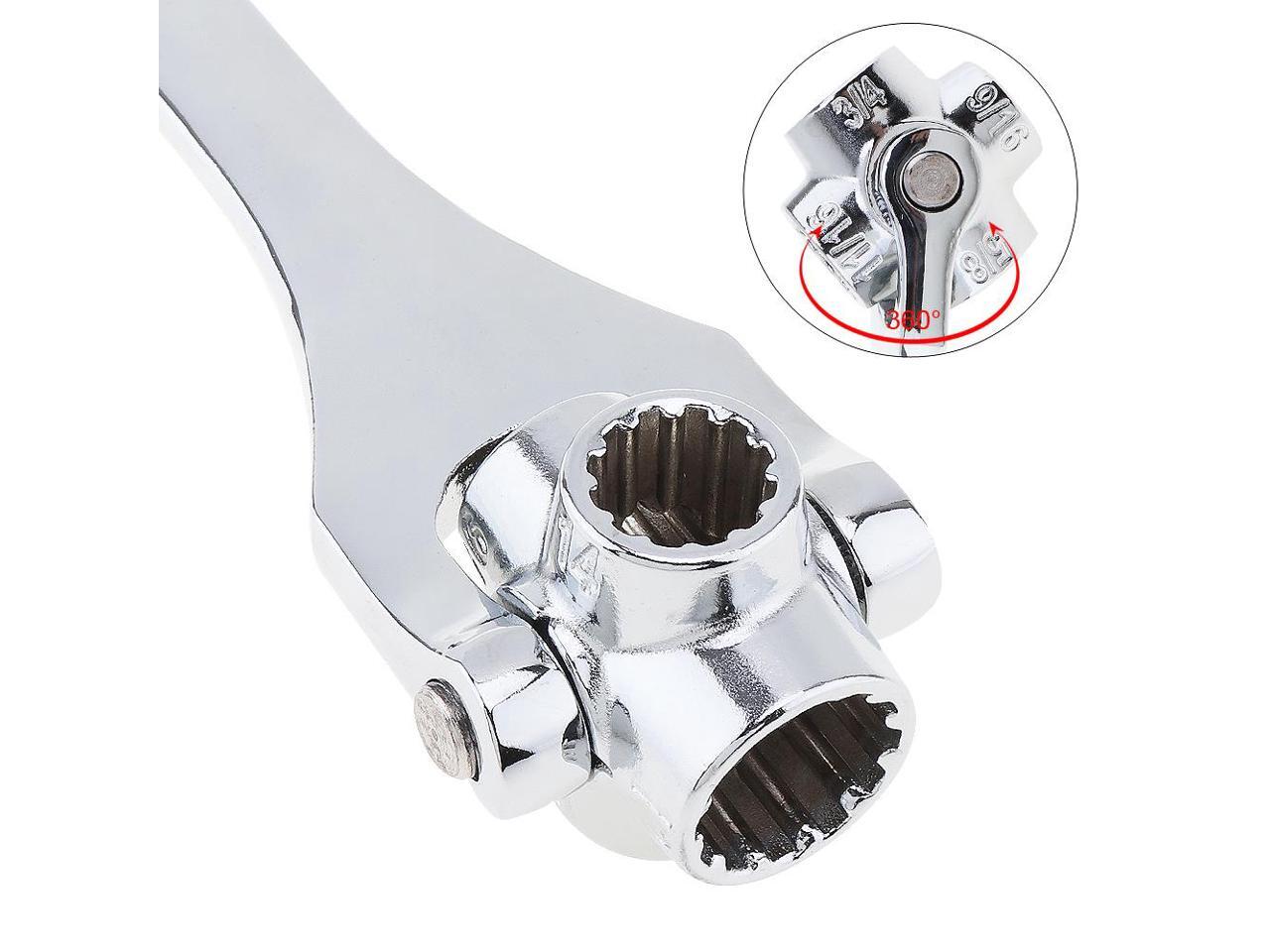 52 In 1 Multifunction 819mm Double Head Torque Socket Wrench with 360