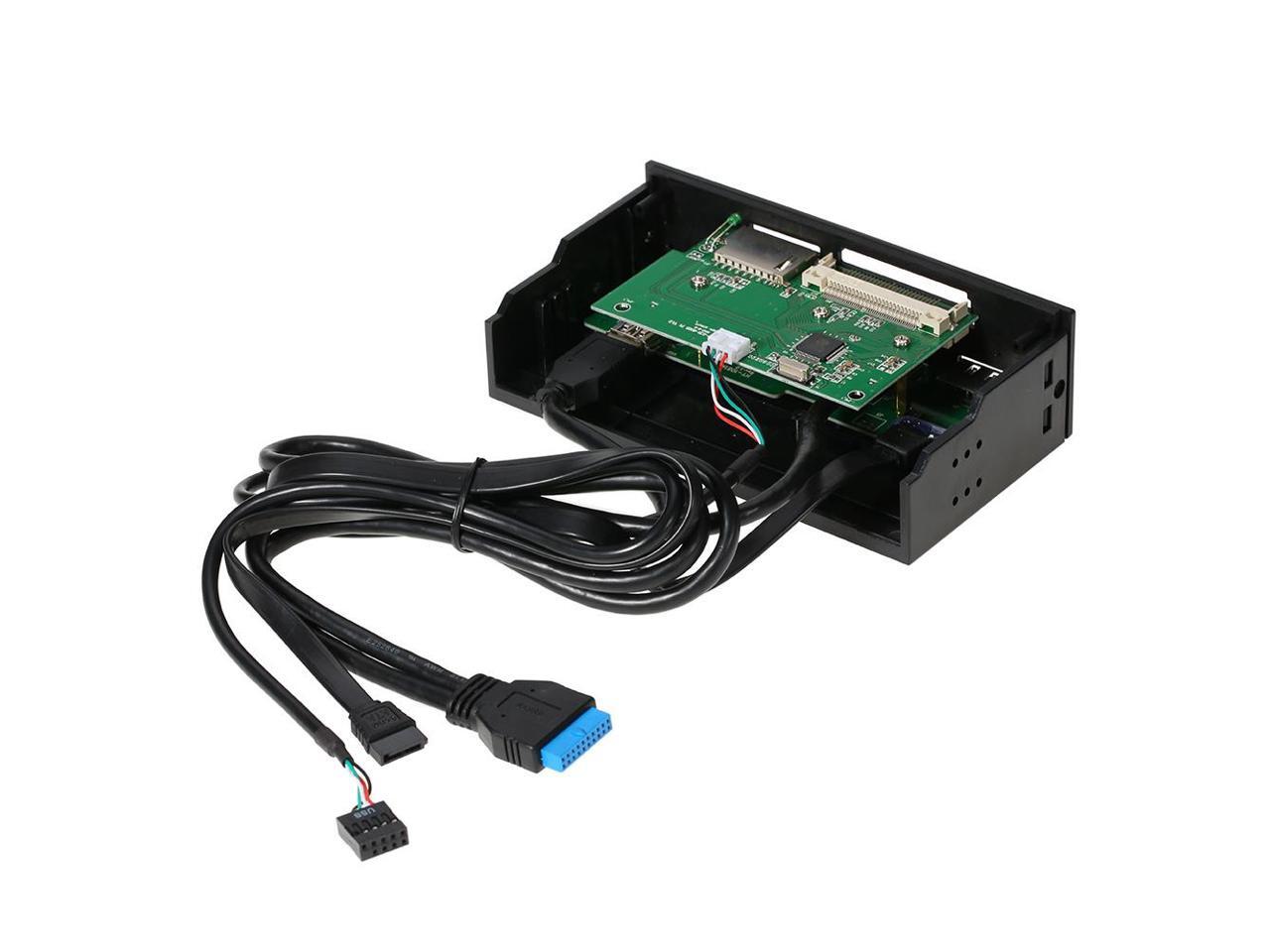 STW 5.25" Internal Card Reader Media MultiFunction Dashboard PC Front