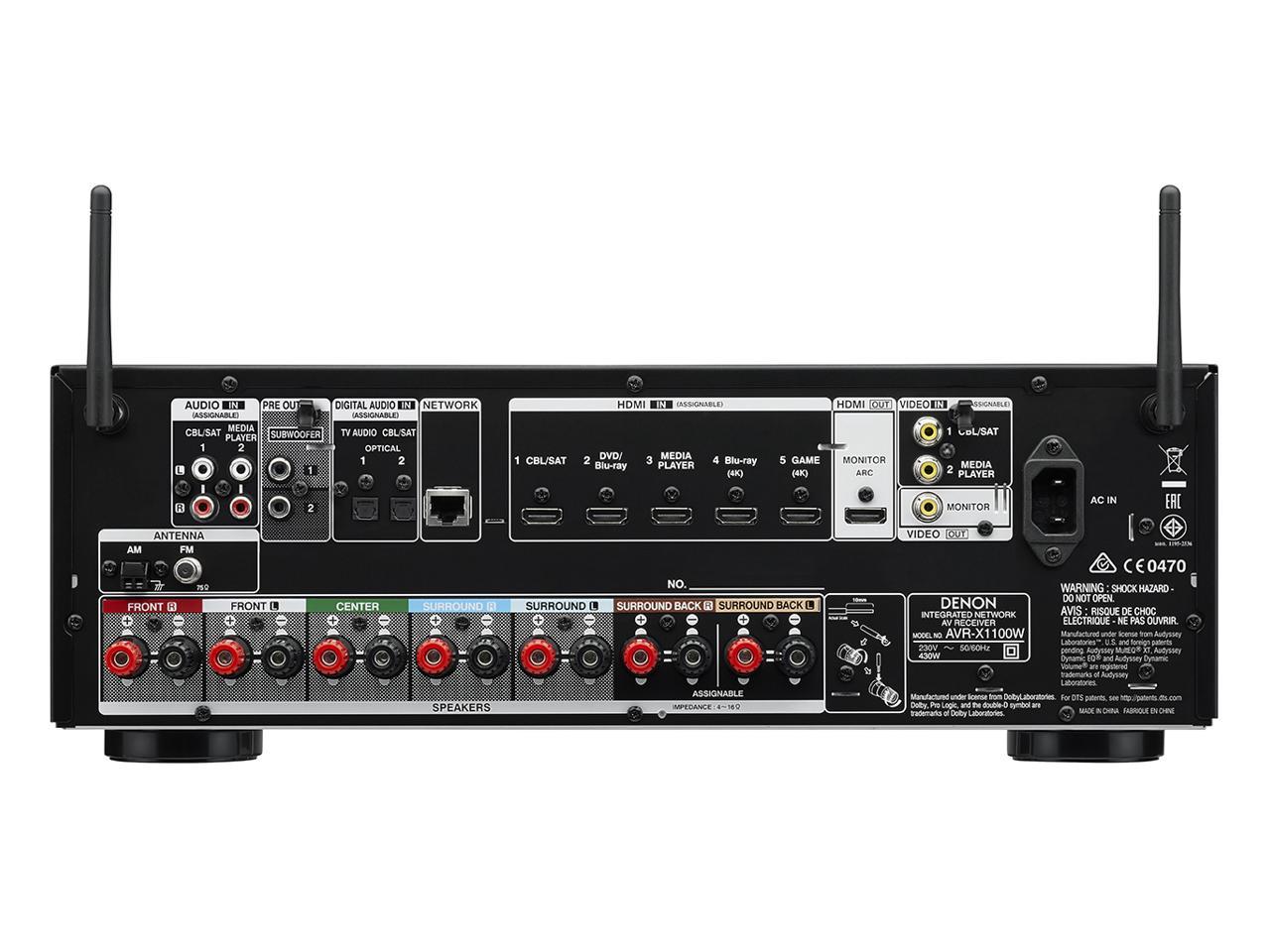 Denon avr x1100w не работает дисплей