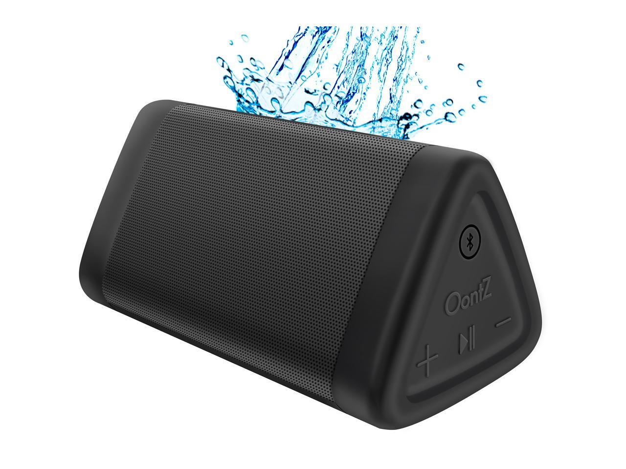 OontZ Angle 3 Bluetooth Speaker IPX5 Water Resistant (Black) by