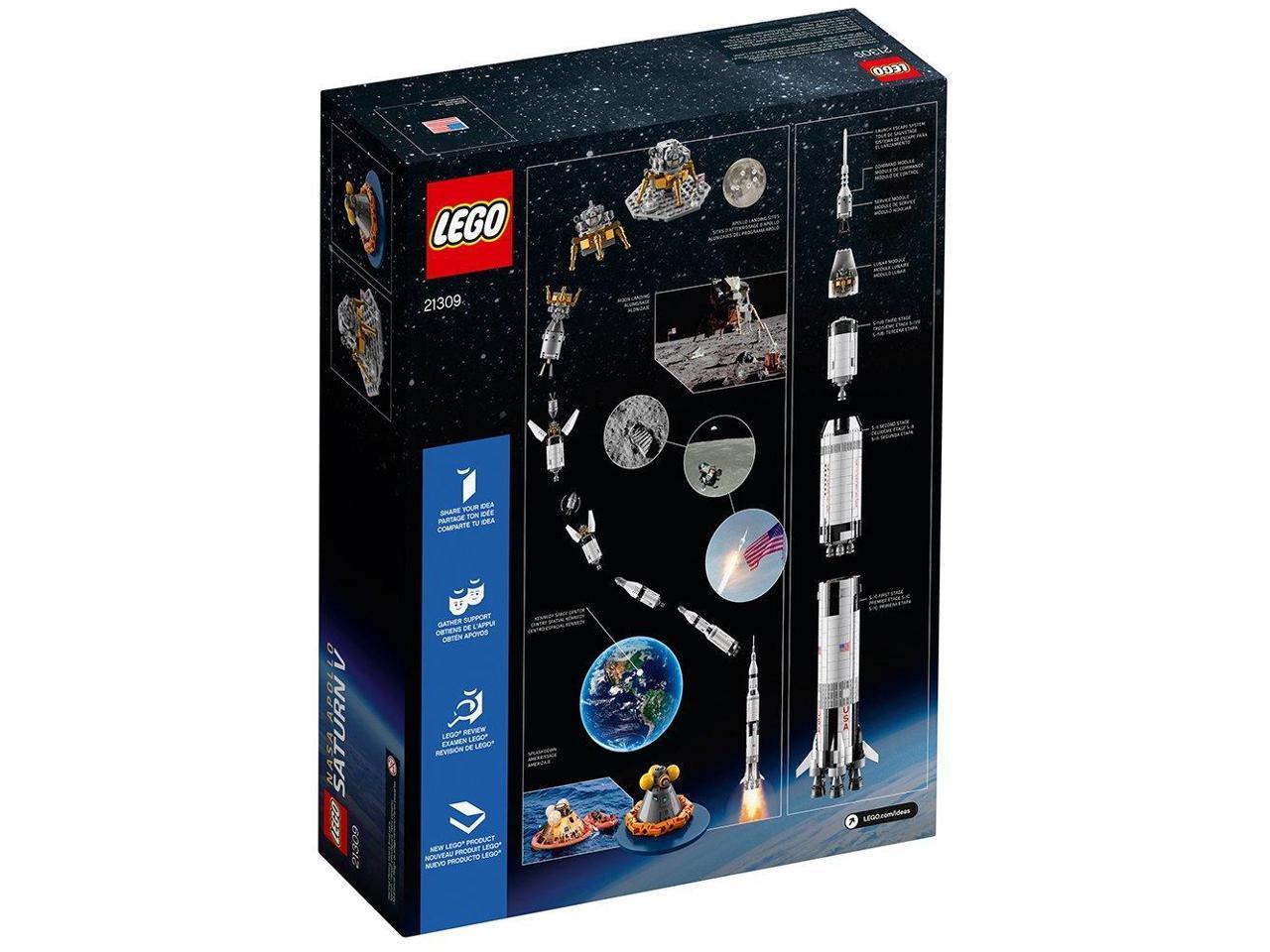 lego ideas nasa apollo saturn v 21309 space building set