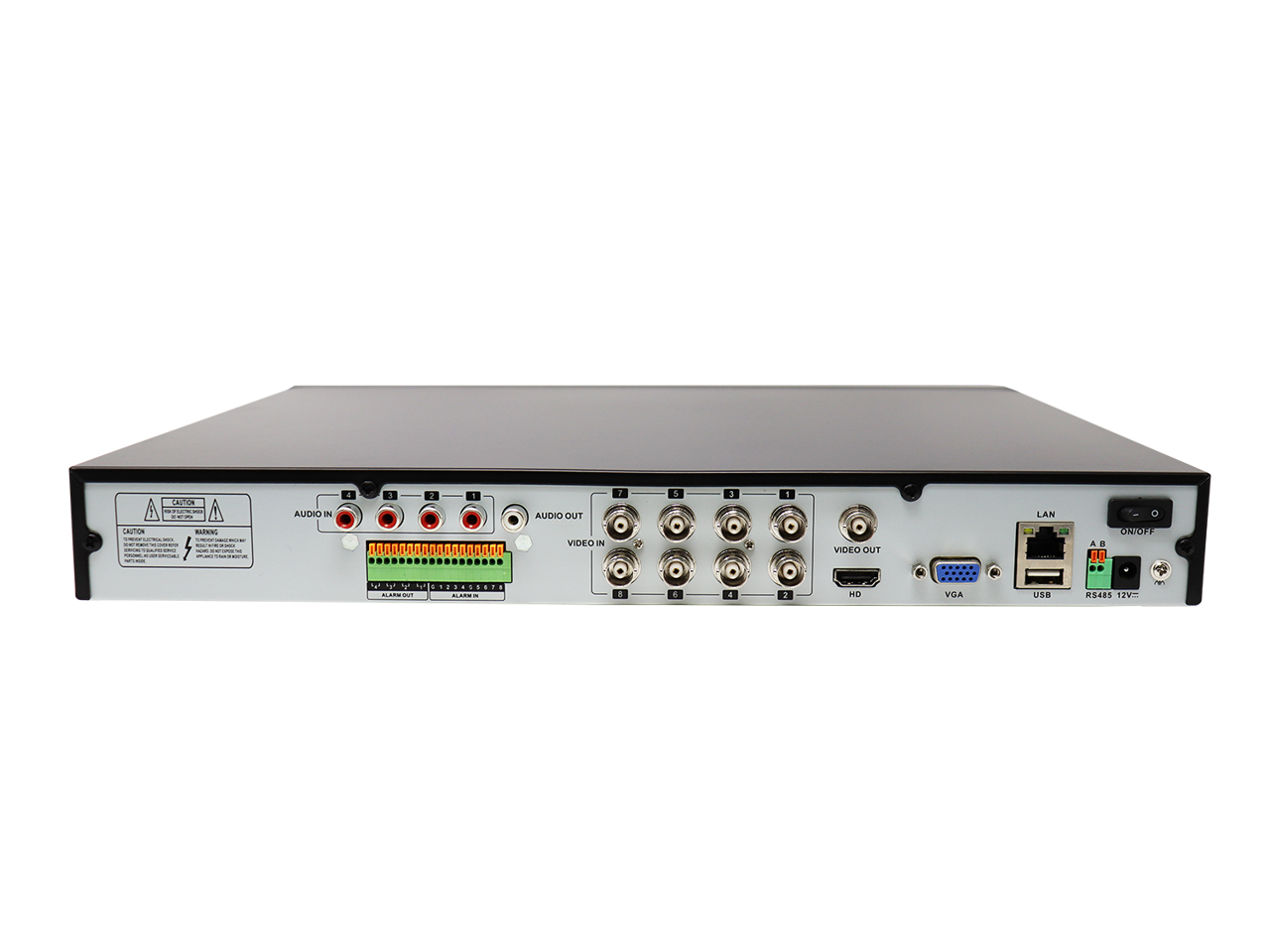 GW Security 8 Channel 4K H.265+ CCTV DVR Security System with (6) x HD