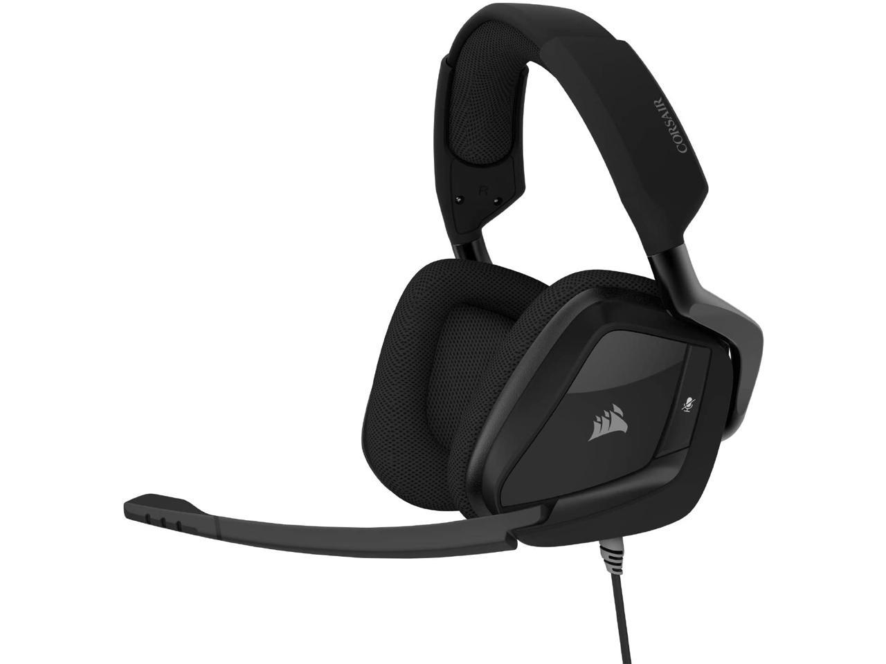 Corsair Void Elite Surround Premium Gaming Headset With 7 1 Surround Sound Discord Certified Works With Pc Xbox Series X Xbox Series S Ps5 Ps4 Nintendo Switch Carbon Newegg Com