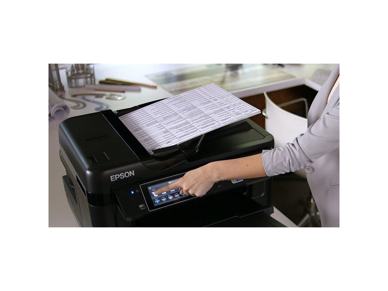 Epson Workforce Wf 7620 Wireless Duplex All In One Color Inkjet Multifunction Printer 4039
