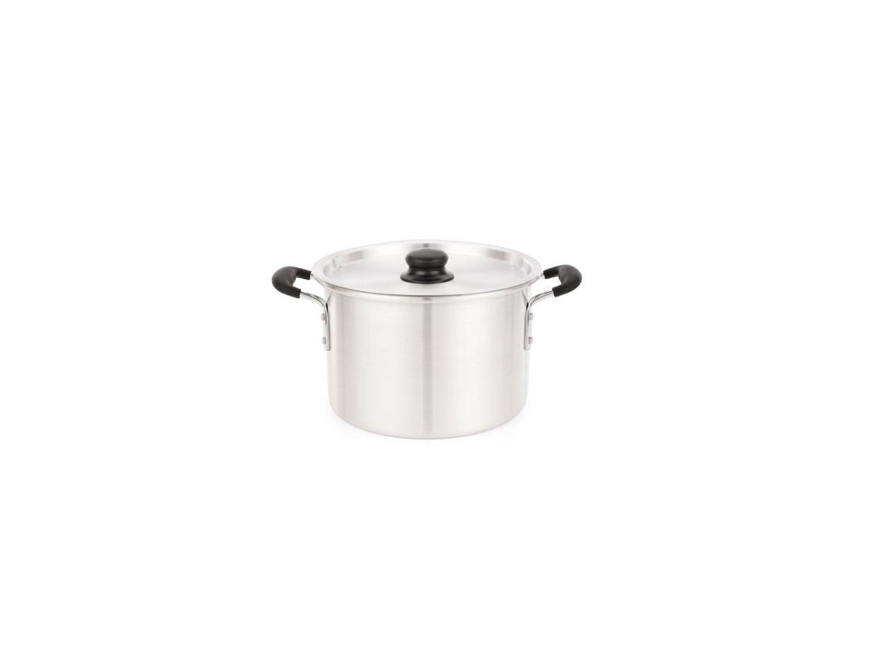 IMUSA 8-Quart Stock Pot With Lid And Soft-Touch Handles - Newegg.com