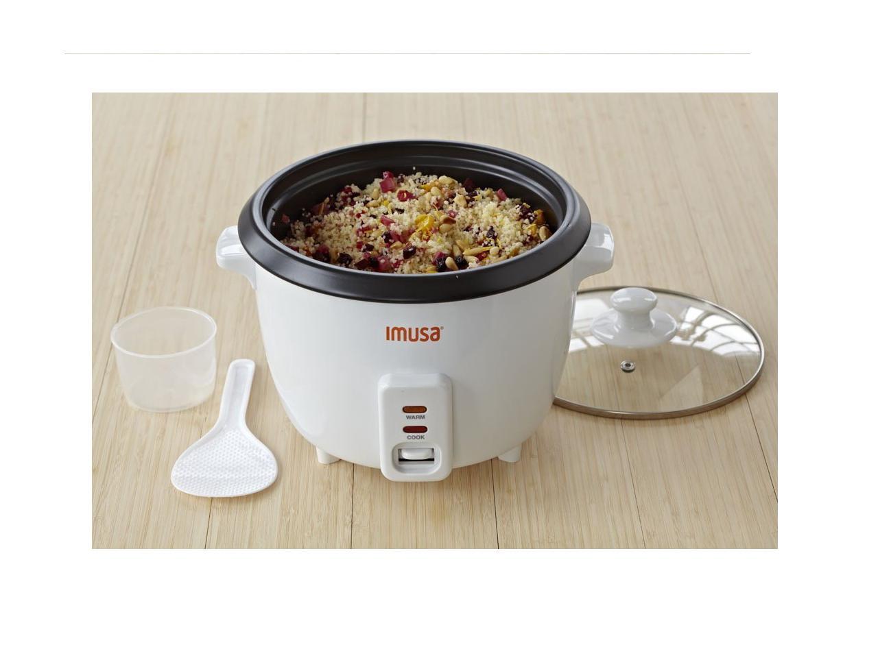 IMUSA GAU00011 White 3Cup Rice Cooker