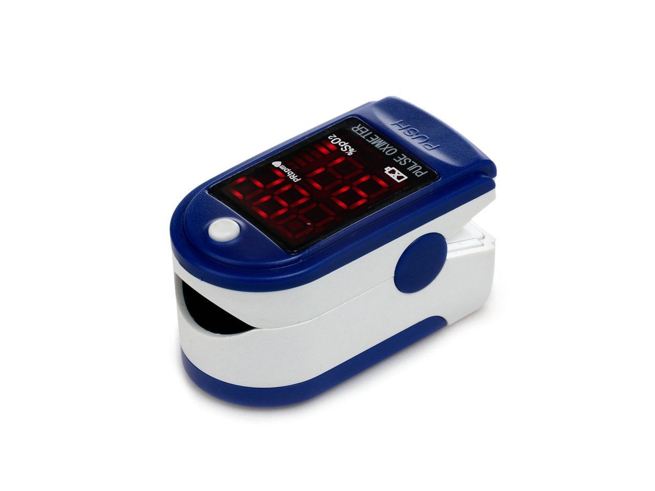 CONTEC CMS50DL Pulse Oximeter Fingertip Blood Oxygen Monitor With Carry ...