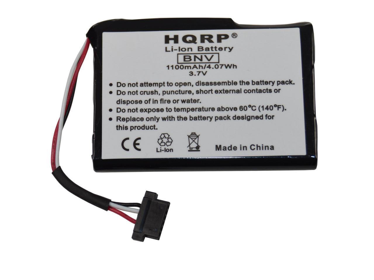 HQRP 1100mAh Battery for Magellan RoadMate 1700LM 5045LM GPS Navigator