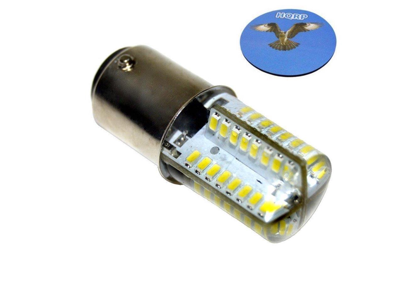 HQRP 110V LED Light Bulb Cool White for Pfaff 7510 / 7530 / 7550 / 7560