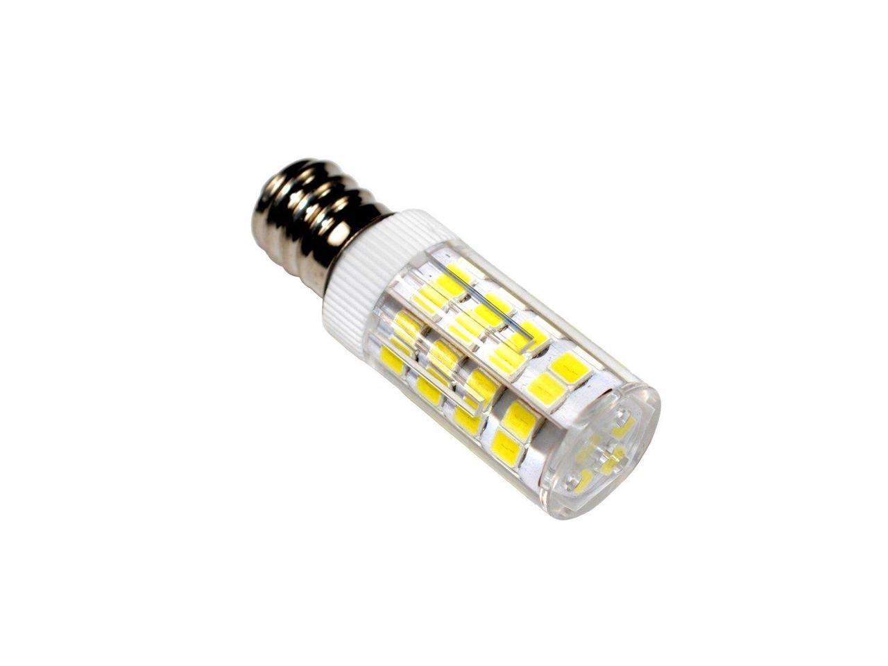 HQRP E12 110V LED Light Bulb Cool White for Whirlpool 22002263 Refrigerator / Dryer Light Bulb