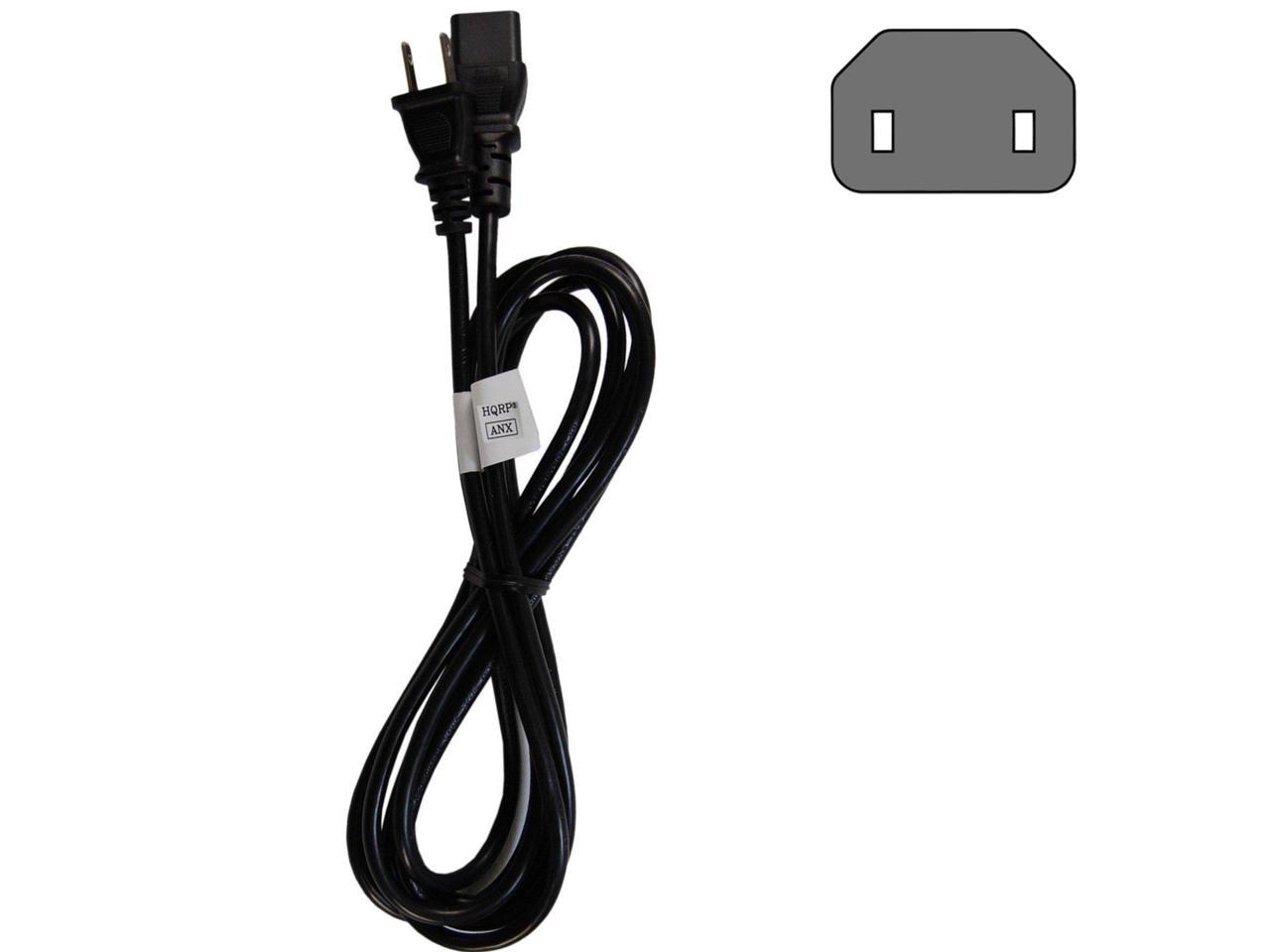 Hqrp 10ft Ac Power Cord For Sony Kdl 40z5100 Kdl 42v4100 Kdl 46ex400 Kdl 46ex401 Kdl 52vl150 