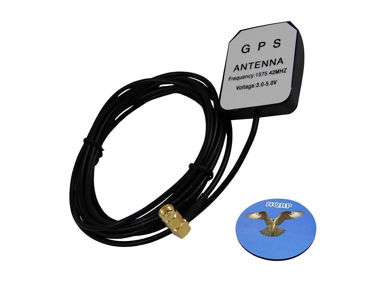 HQRP Amplified External SMA GPS Antenna for Rikaline Systems AR10K GPS Antenna SMA 10001699