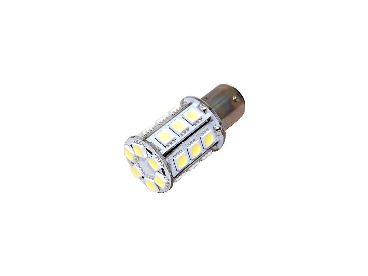 HQRP Ba15d Bayonet Base 24LEDs Dual Contact SMD LED Marine Boat Bulb ...