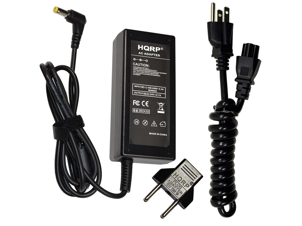 Adaptateur Secteur 24V Top Chargeur - Remplacement Pour LG PA-1061-61 - Entrée 100-240V AC, Câble 110 Cm, Polarité + Centre