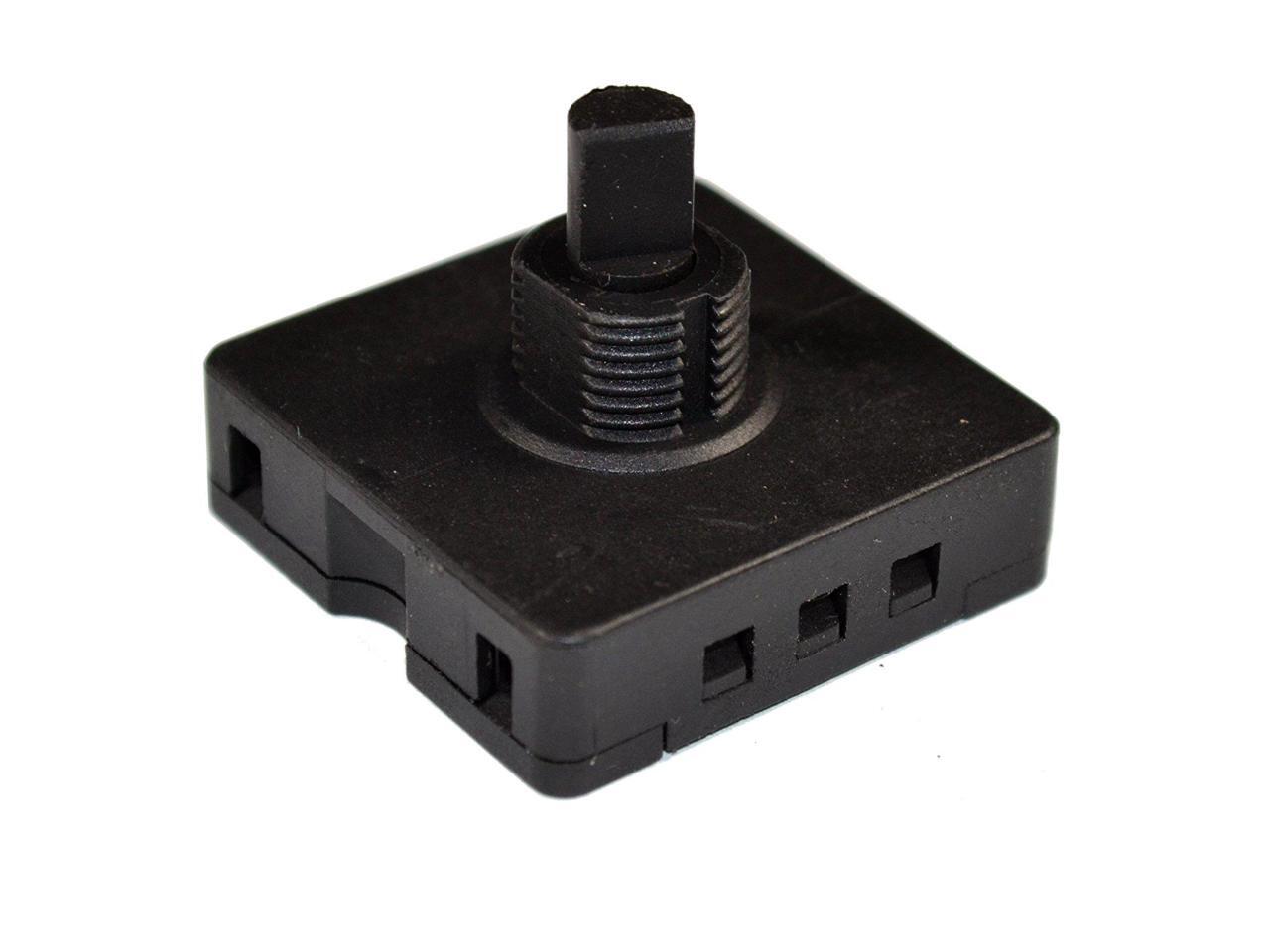 HQRP 4Position 3Speed Fan Selector Rotary Switch with Knob 10AMP 120V