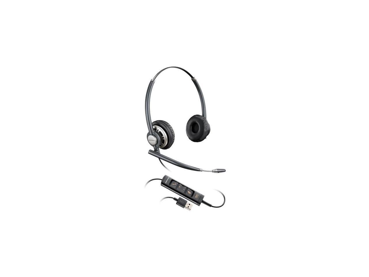Plantronics HW725 EncorePro Wired Headset DA80 Included