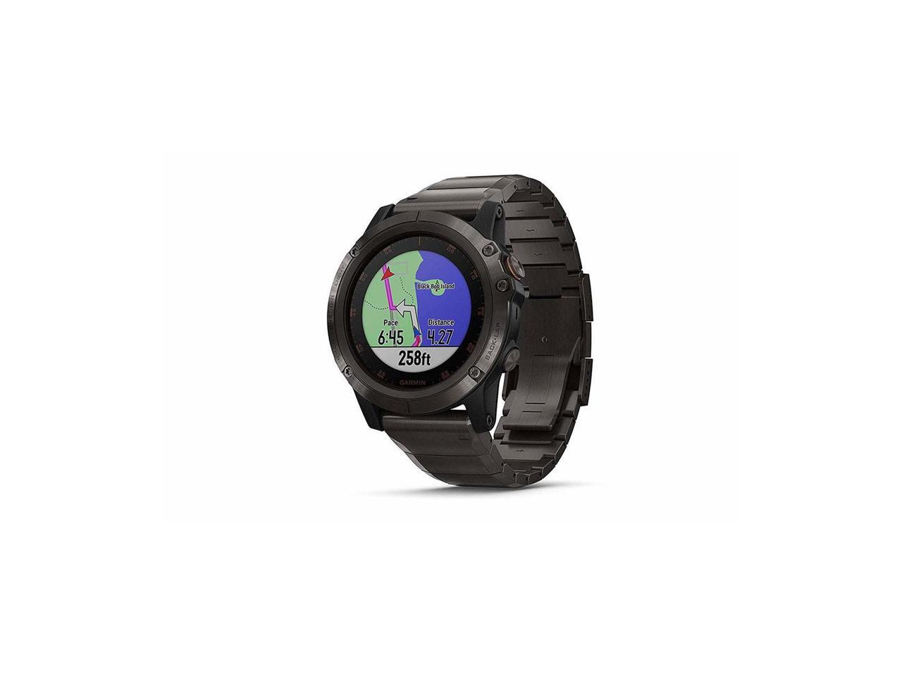 garmin fenix 5x plus titanium band