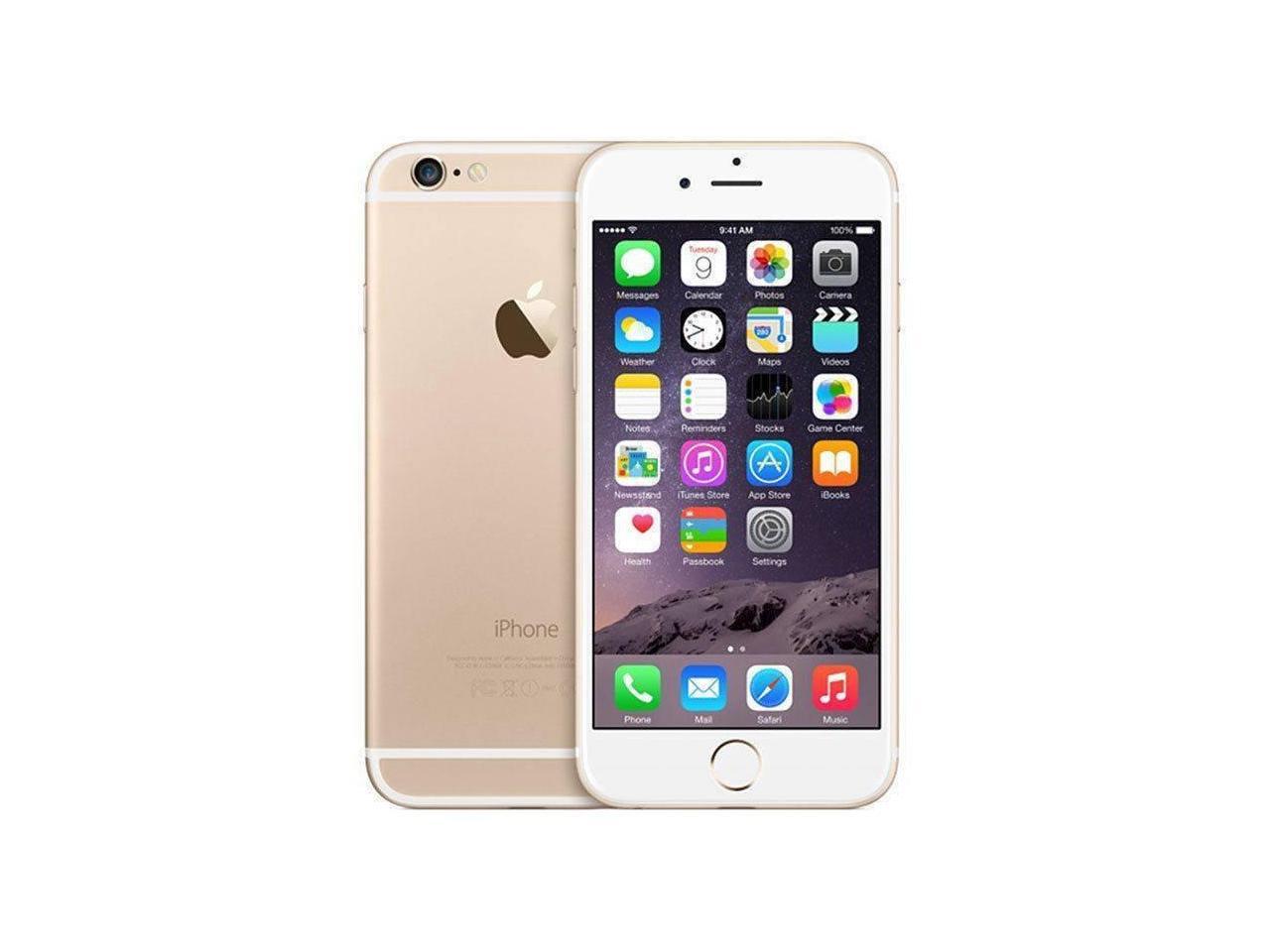 Refurbished Iphone 6 Gold T Mobile 16gb Mg562ll A 14 Newegg Com